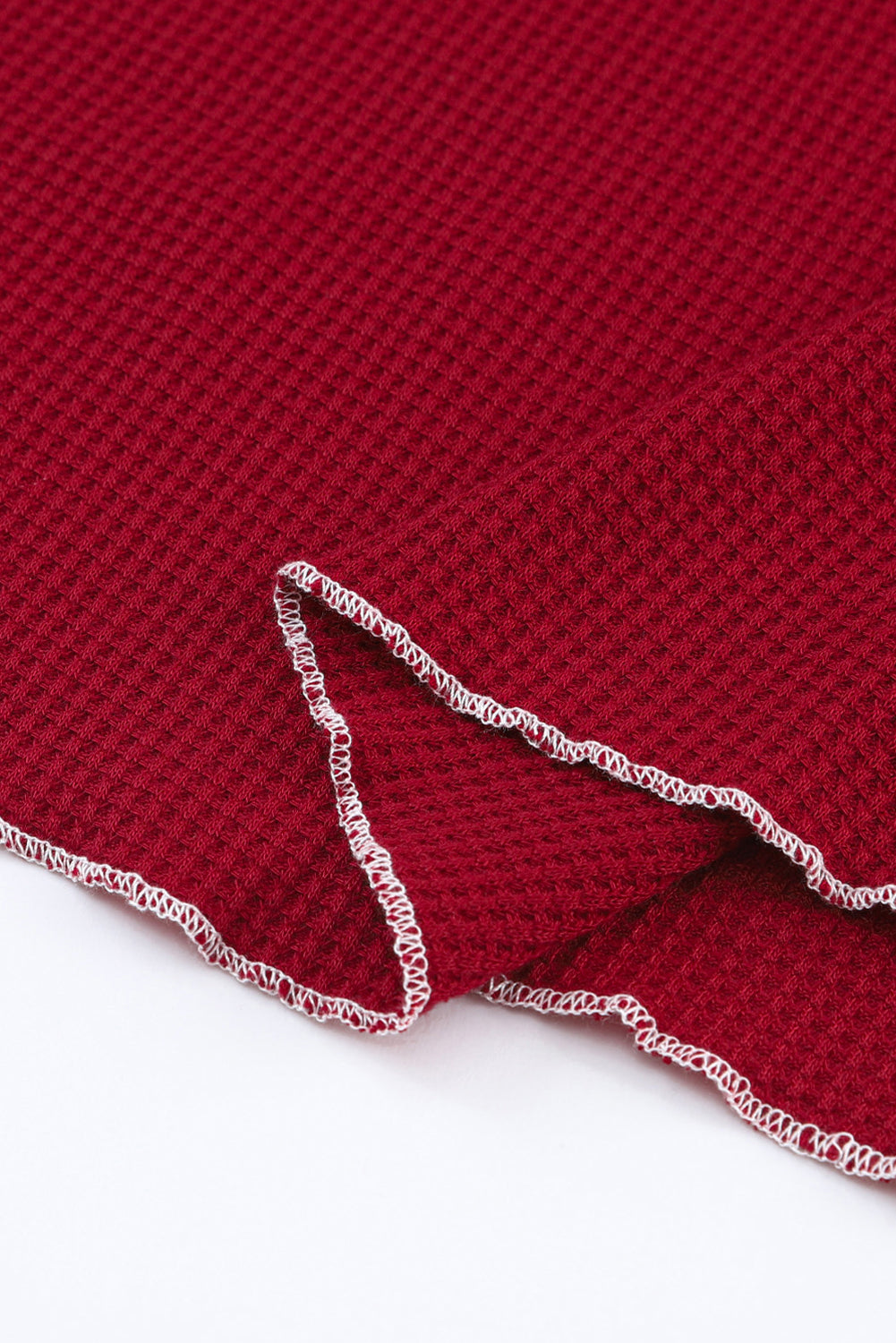Women's Long-Sleeve Textured Round Neck Top