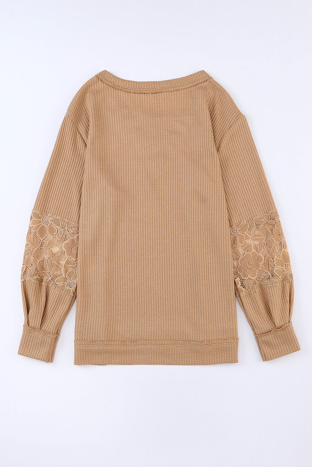 Women's Top Featuring Long-Sleeve Strappy V Neck