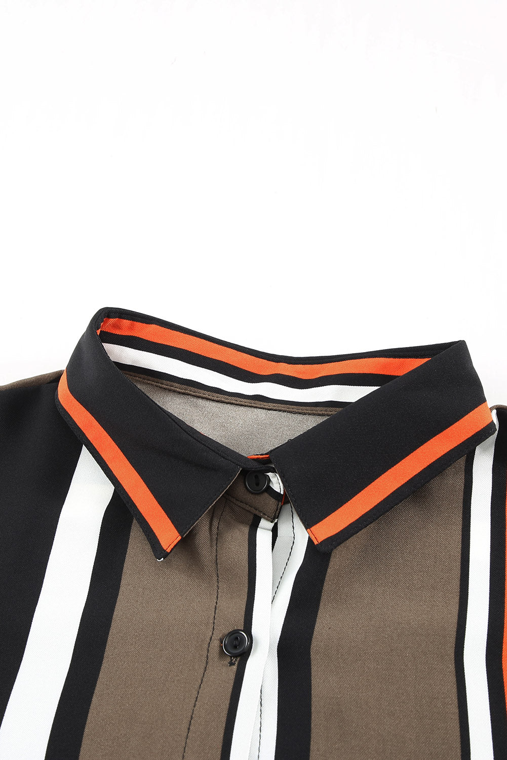 Shirt for Women Contemporary Women Brown Striped