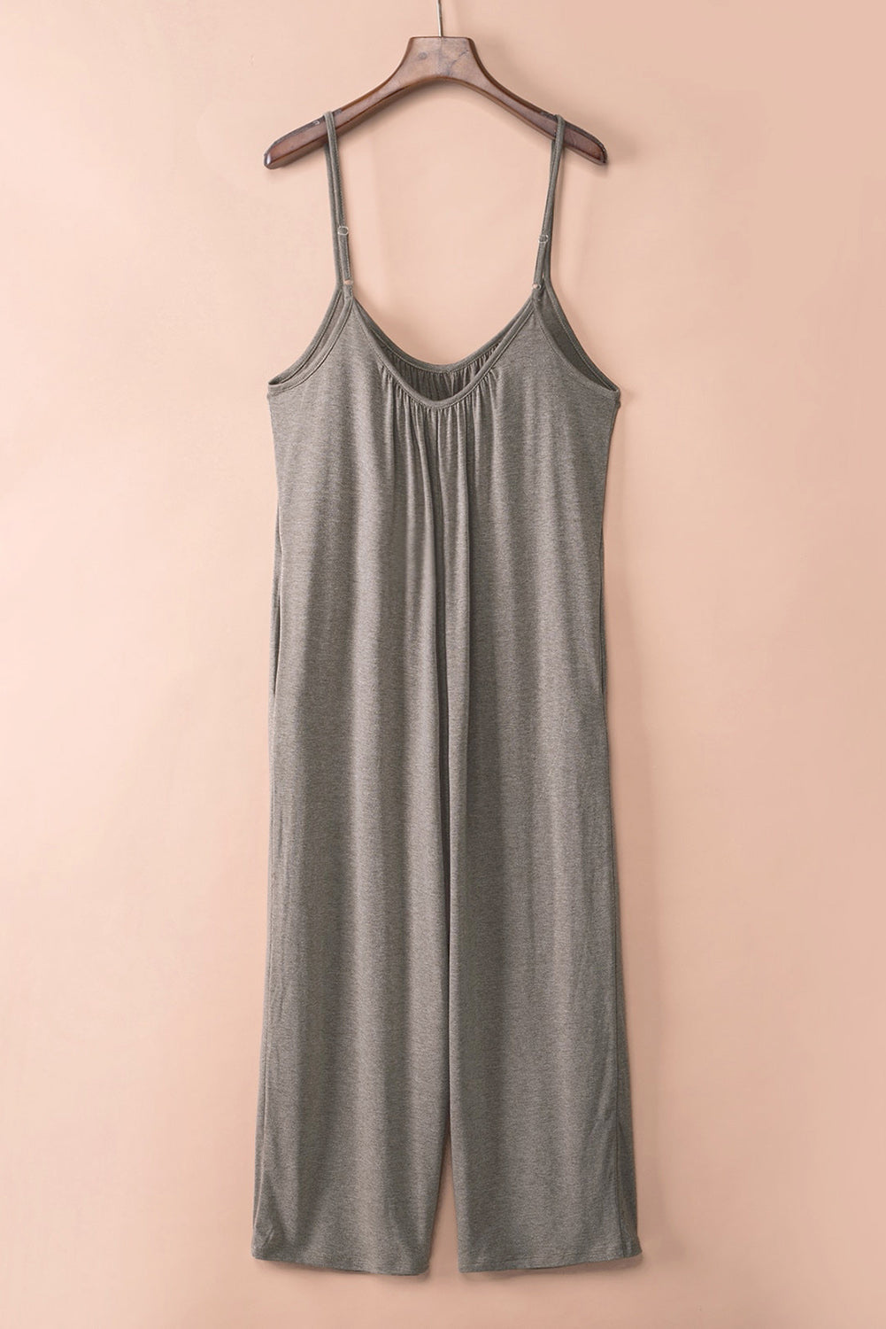 Women's Jumpsuits Featuring Spaghetti Straps Wide-Leg