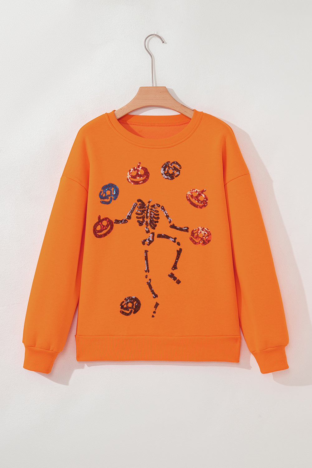 Dancing Critters Sequin Halloween Crewneck Sweatshirt