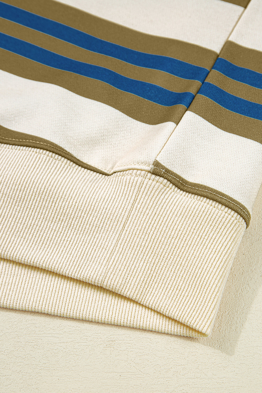 Crew-Neck Drop-Shoulder Pullover Sweatshirt