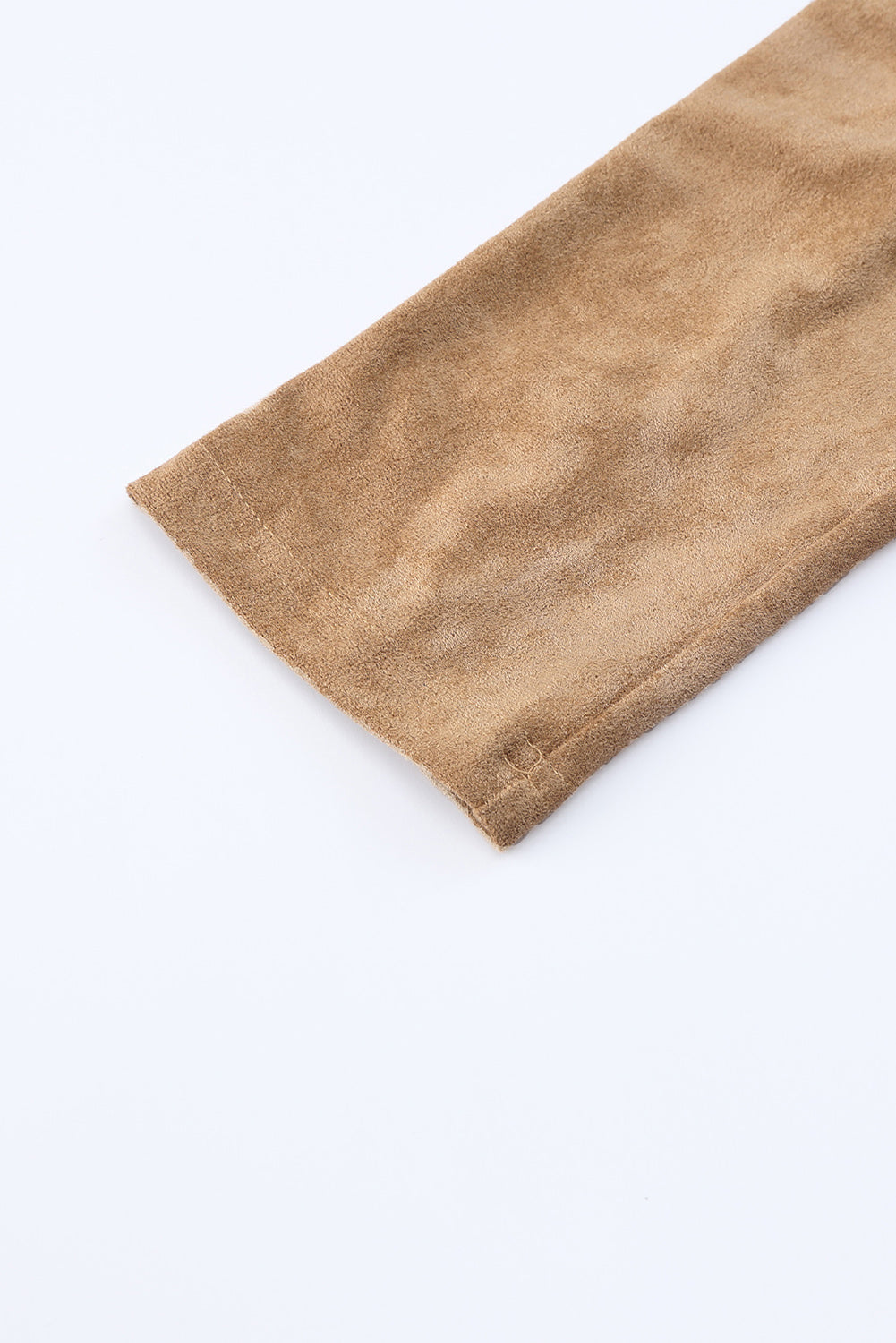 Women's Leggings with High-Rise Faux Suede Khaki Slim-Fit
