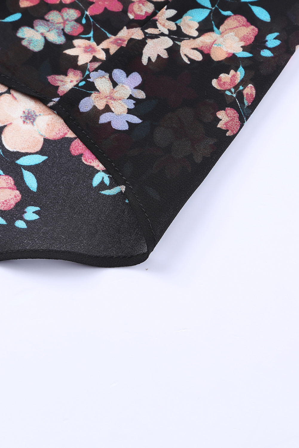 Women's Wildflower Print Chiffon Blouse