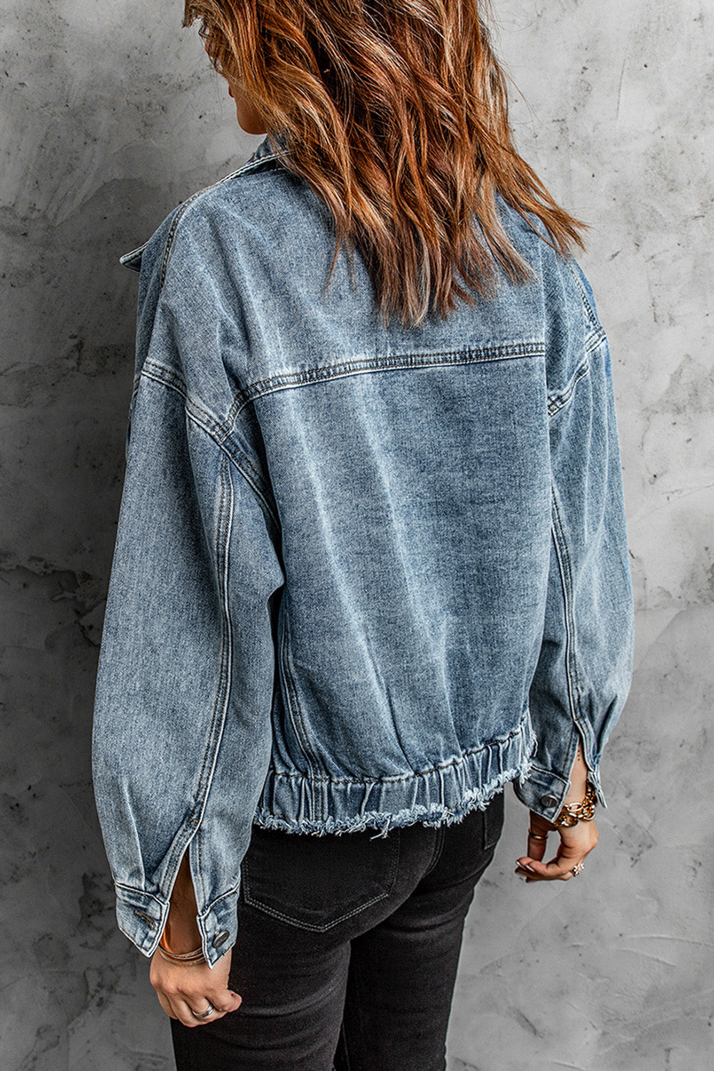 Veste Jean Femme Mode Bleu